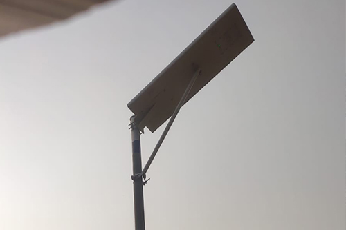 Installation of Solar Street Light