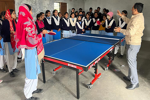 Table Tennis installation in Govt Schools